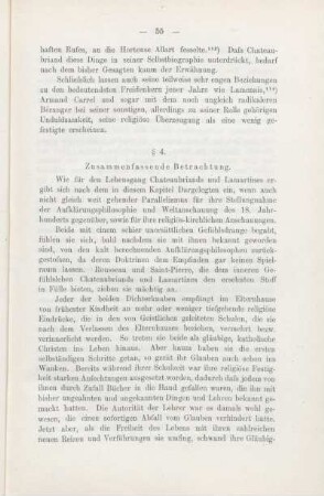§ 4. Zusammenfassende Betrachtung.