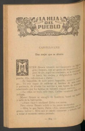 Capítulo LXII - Una mujer que se aburre