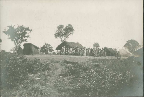 In the camp of engineer Friedrich on the Linganla River