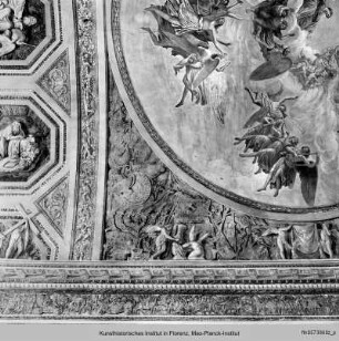 Decken- und Wanddekoration : Deckendekoration mit Himmelfahrt Mariens