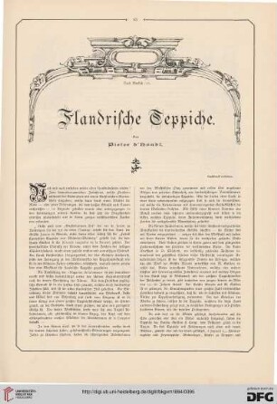 Flandrische Teppiche