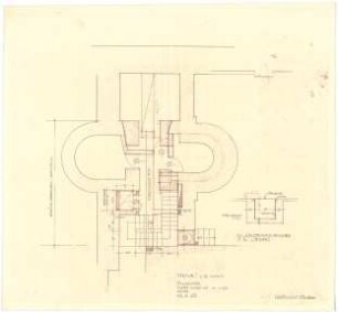 Döllgast, Hans; München; Alte Pinakothek, Wiederaufbau - Grundriss