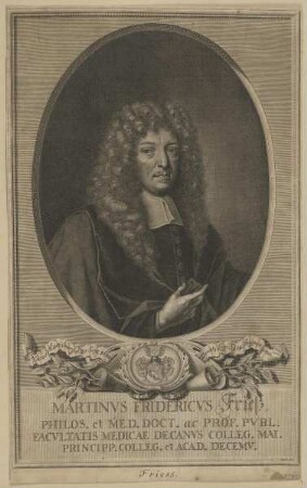 Bildnis des Martinvs Fridericvs Friess