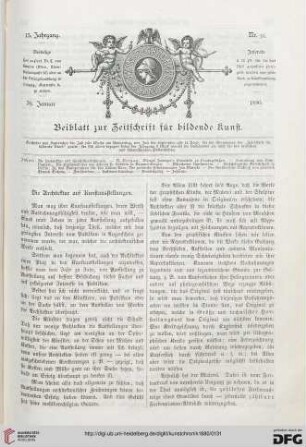 Heft 16 (29. Januar 1880)