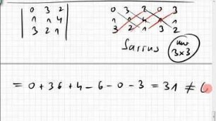 06A.2 mit Cramer-Regel 3x3-Matrix invertieren