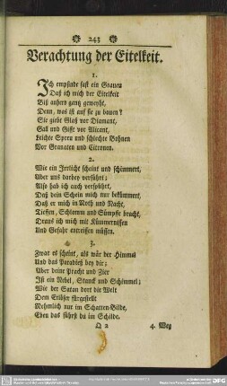 Verachtung der Eitelkeit