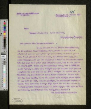 Brief an Gustav Schiefler