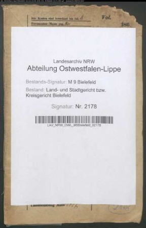 Mündel: Kersting, Johann Hermann; Mündel: Kersting, Clemens Anton; Mündel: Kersting, Christoph; Mündel: Kersting, Johann Conrad; Mündel: Kersting, Johann Bernhard: