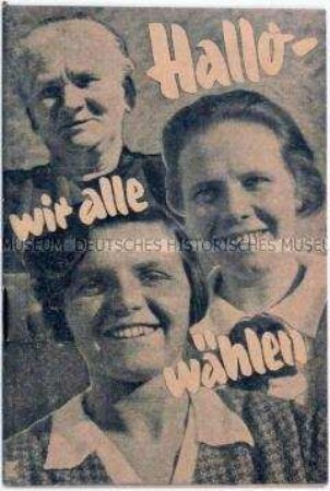 Propagandaschrift der SPD zur Wahl des Preußischen Landtags 1924