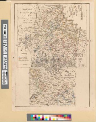 Bayern und die obere Pfalz : mit ihren Theilungen, Erwerbungen und Verlusten, vom XIII bis ins XVI Jahrhundert