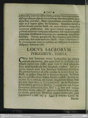 Locus Sacrorum Publicorum : Templa