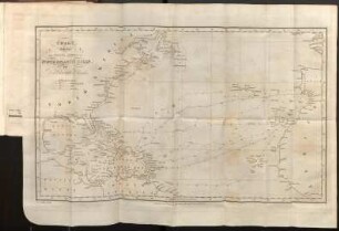 Chart shewing The Tracks across the North Atlantic Ocean. Chart of the West Indies.