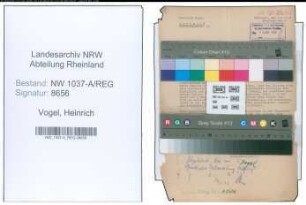 Entnazifizierung Heinrich Vogel , geb. 00.00.0000 (Angestellter)