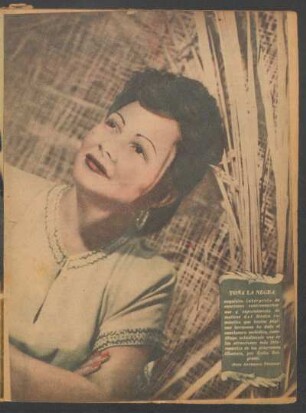 [Fotografía de] Toña La Negra