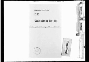 Verfassung: Erleichterung der Konstituierung der I. Kammer