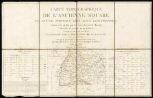 Carte topographique de l'Ancienne Souabe