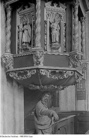 Brandenburg. Pfarrkirche St. Katharinen (1401/1434), Inneres, Kanzel