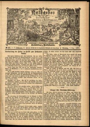 Ausgabe vom Sonntag, den 05. Dezember 1897.