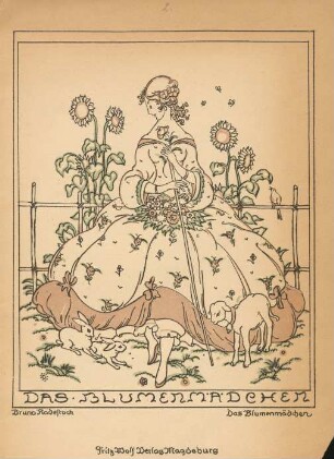 Bruno Radestock - Das Blumenmädchen