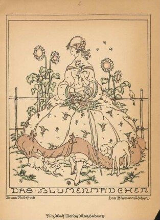 Bruno Radestock - Das Blumenmädchen