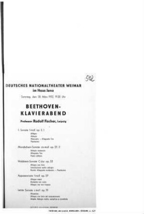 Beethoven-Klavierabend
