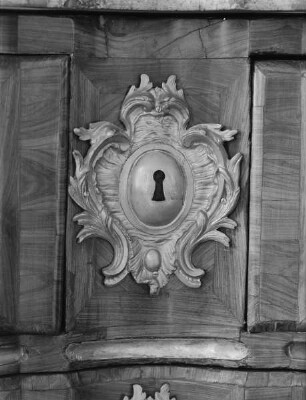 Schlüssellochschild in Kartuschenform
