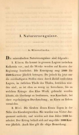 Naturerzeugnisse