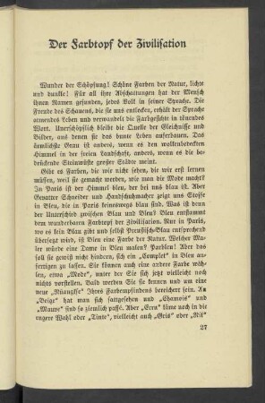 Der Farbtopf der Zivilisation