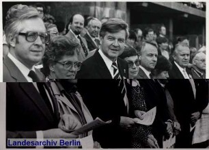 86. Deutscher Katholikentag Berlin; vom 04.06.1980 bis 08.06.1980; "Christi Liebe ist stärker"; Fronleichnamsfeier im Olympiastadion (Charlottenburg)