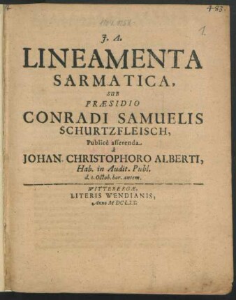 Lineamenta Sarmatica