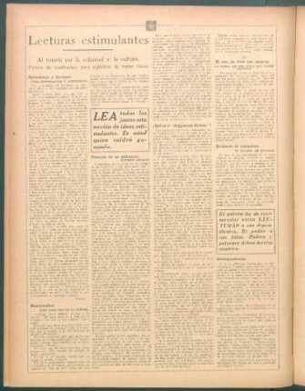 Memorandum : Para cada día de la semana