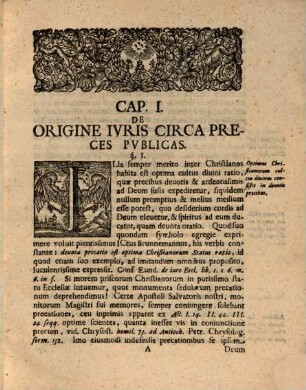 Dissertatio Ivris Ecclesiastici De Ivre Precvm Pvblicarvm, von Oeffentlichen Kirchen-Gebethern