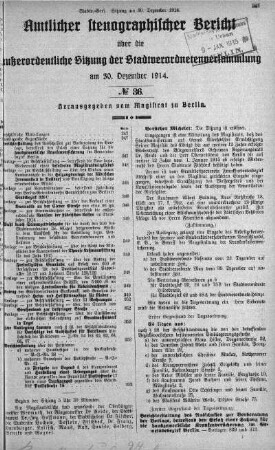 No. 36, 30.12.1914