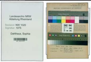 Entnazifizierung Sophia Dahlhaus , geb. 09.10.1896 (Haendlerin)