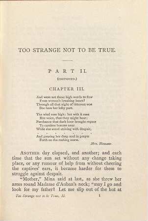 Too strange not to be true : a tale ; in two volumes, 2
