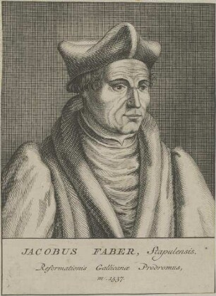 Bildnis des Jacobus Faber