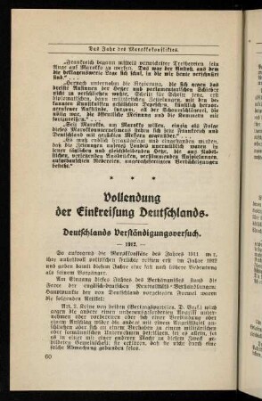 60-70, Vollendung der Einkreisung Deuschlands