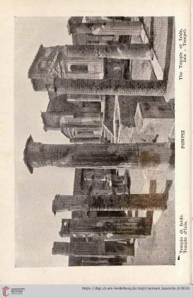 Pompei – Tempio di Isida. – Temple d’Isis. – The Teple of Iside. – Isis-Tempel.
