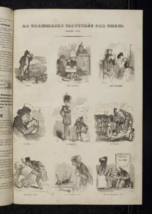 La Grammaire illustrée par Cham - Troisième leçon