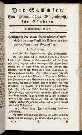 Neunzehentes Stück.