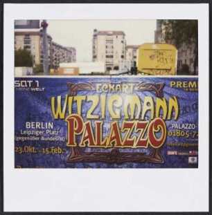 Werbeschild für das Eckart Witzigmann Palazzo