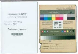 Entnazifizierung Johann Buchmann , geb. 13.02.1891 (Landwirt)