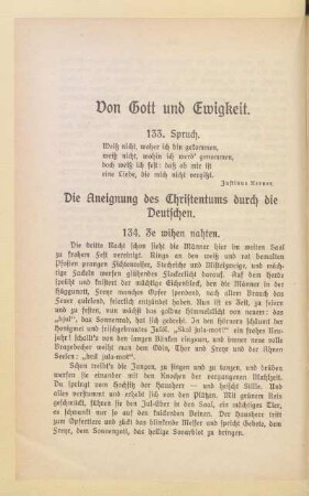 Von Gott und Ewigkeit