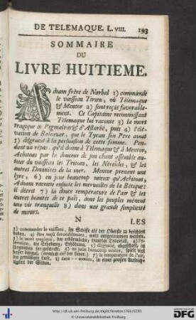 Livre Huitieme