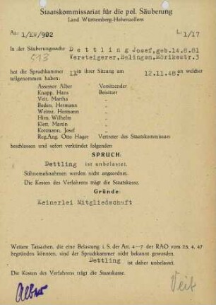 Dettling, Josef