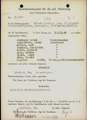 Stoller, Frieda