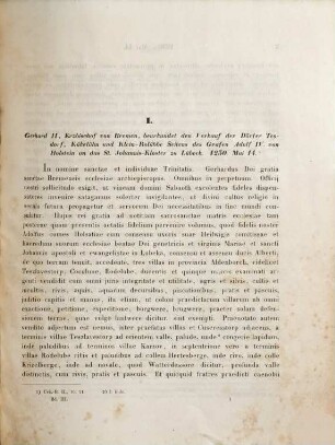 Codex diplomaticus Lubecensis. 3, [1230 - 1370]