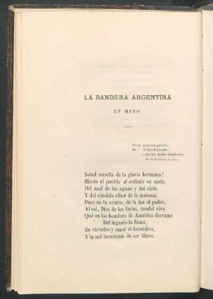 La bandera argentina en mayo