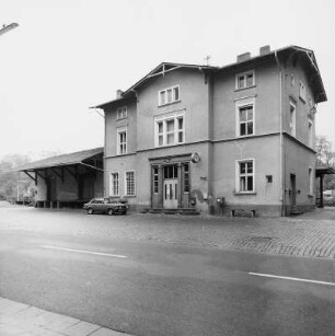 Bahnhofsgebäude; Selters, Bahnhofstraße 6, Eisenbahn von Frankfurt/Main nach Eschhofen