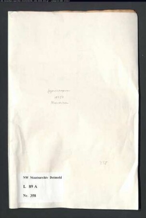 Gogerichtsregister (Bruchstücke) Alverdissen